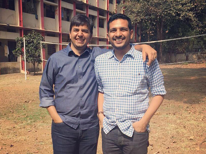 Aggarwal with early Ola investor and long-time friend Zishaan Hayath, co-founder of Toppr, in 2015. | Photo: Zishaan Hayath on Facebook